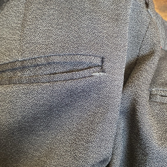 Theory Wool Blend Gray Straught Leg Trouser Pants Size 4 - Picture 10 of 10